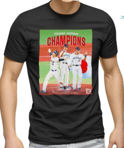 Team Japan Champions World Baseball Classic poster shirt