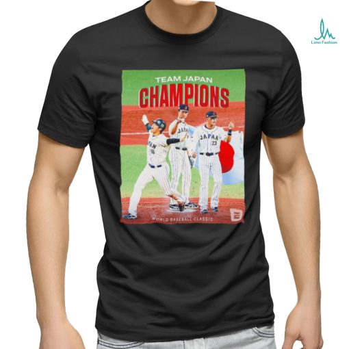 Team Japan Champions World Baseball Classic poster shirt