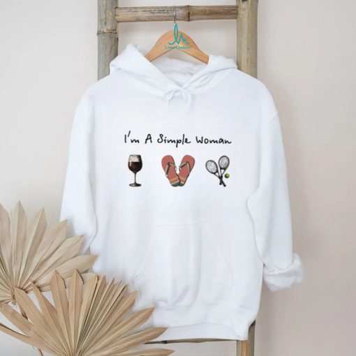 Tennis I’m a simple woman vintage shirt