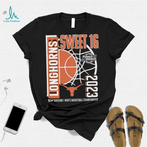 Texas Longhorns 2023 NCAA Division I Men’s Basketball Championship Tournament March Madness Sweet 16 shirt