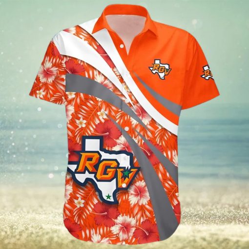 Texas Rio Grande Valley Vaqueros NCAA Hibiscus Tropical Flower Hawaiian Shirt