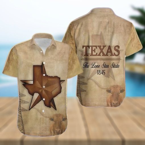 Texas The Lone Star State Tropical Hawaiian Shirt