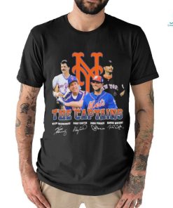 The Captains Keith Hernandez Gary Carter John Franco David Wright Signature Shirt