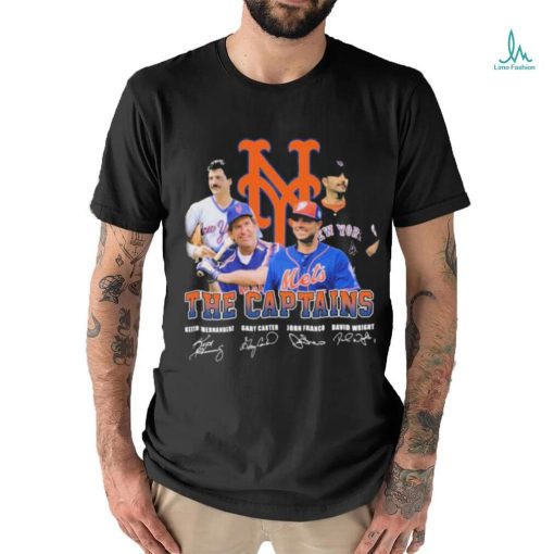 The Captains Keith Hernandez Gary Carter John Franco David Wright Signature Shirt