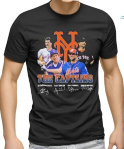 The Captains Keith Hernandez Gary Carter John Franco David Wright Signature Shirt