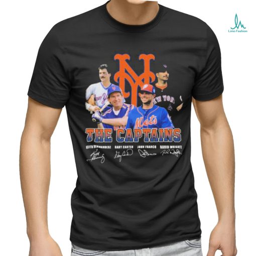 The Captains Keith Hernandez Gary Carter John Franco David Wright Signature Shirt