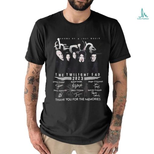 The Cure Announce 2023 Shows Of A Lost World The Twilight Sad Thank You For The Memories T Shirt