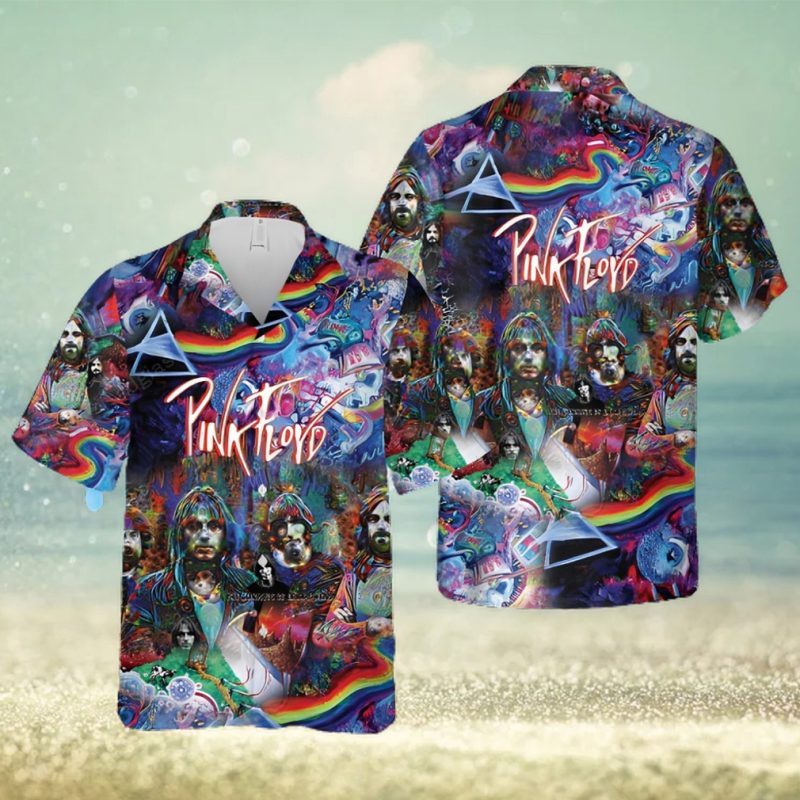 The Dark Side of the Moon Hawaii Summer Hawaiian Style Music Band For Fan Short Sleeve Shirt