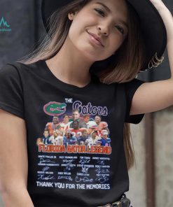 The Gators Florida Gator Legend Thank You For The Memories Shirt