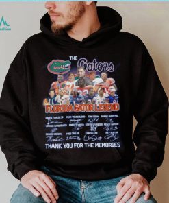 The Gators Florida Gator Legend Thank You For The Memories Shirt