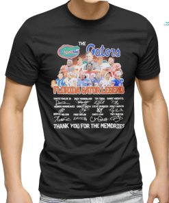 The Gators Florida Gator Legend Thank You For The Memories T Shirt