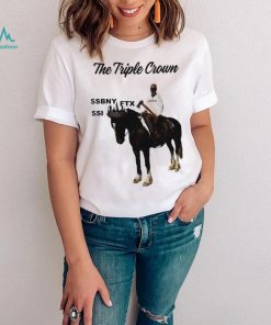 The Triple Crown photo hoodie shirt