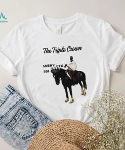 The Triple Crown photo hoodie shirt