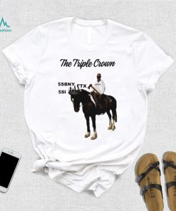 The Triple Crown photo hoodie shirt