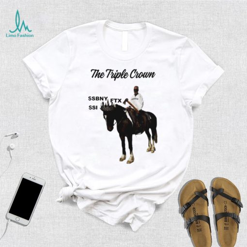 The Triple Crown photo hoodie shirt