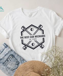 The best car mechanic in Town logo hoodie shirt