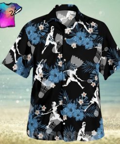 The best selling Badminton Players All Over Print Hawaiian Shirt