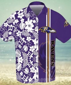 The best selling Baltimore Ravens Football Team All Over Print Hawaiian Shirt Purple