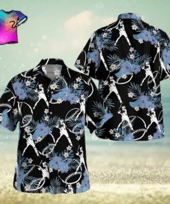 The best selling Baseball Player All Over Print Hawaiian Shirt Black