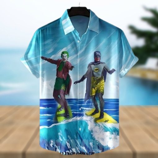 The best selling  Batman And Joker Surfing All Over Print Hawaiian Shirt