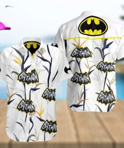 The best selling  Batman Logo All Over Print Hawaiian Shirt   White