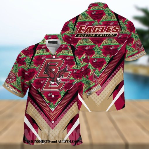 The best selling  Boston College Eagles Summer Hawaiian Shirt