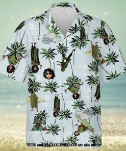 The best selling Bruno Madrigal Encanto Disney Palm Tree All Over Print Hawaiian Shirt