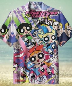 The best selling Bubbles Powerpuff Girls All Over Print Hawaiian Shirt