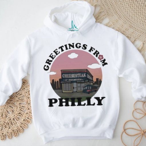 The philadelphia inquirer greetings from philly shirt