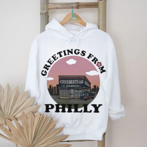 The philadelphia inquirer greetings from philly shirt