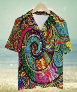Tie Dye Hippie Colorful High Quality Unisex Hawaiian Shirt