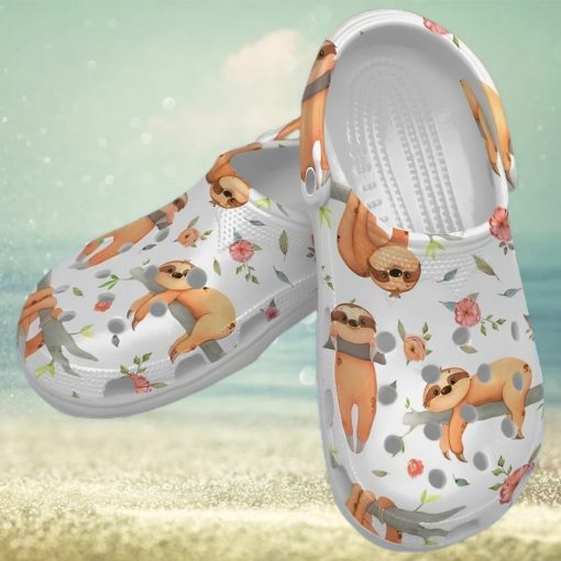 Top selling Item  Sloth Cool Full Printed Crocs Sandals