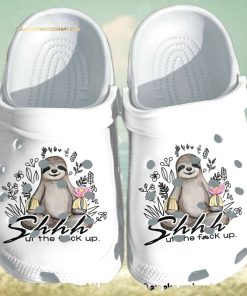 Top selling Item Sloth Peace Yoga Funny Full Printing Crocs Crocband