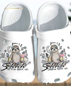 Top selling Item Sloth Peace Yoga Funny Full Printing Crocs Crocband