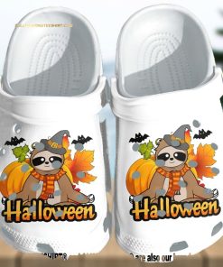 Top selling Item Sloth Witch With Bats Cartoon Shoes 3D Crocs Crocband Clog