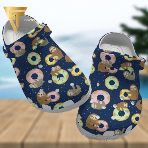 Top selling Item  Sloths Love Donut Cute Animal Gift For Lover Crocs Unisex Crocband Clogs