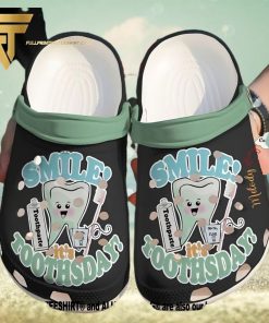 Top selling Item Smile toothpaste It s Tooth Day Street Style Crocs Classic