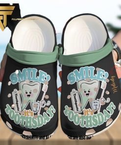 Top selling Item Smile toothpaste It s Tooth Day Street Style Crocs Classic