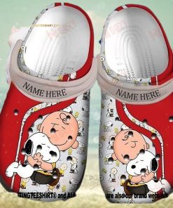 Top selling Item Snoopy Characters Rubber Unisex Crocs Crocband Clog