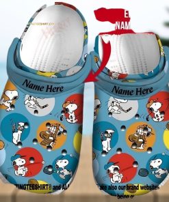 Top selling Item Snoopy Comics Gift For Fan Classic Water Full Printing Crocs Crocband