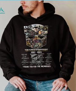 Transformers 2007 – 2023 Thank You For The Memories Shirt