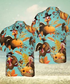 Turkey For Thanksgiving Hawaiian Shirt