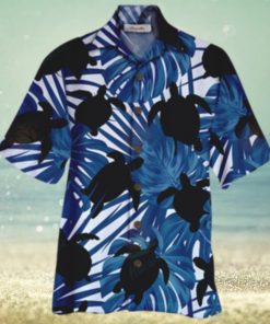 Turtle Blue Unique Design Unisex Hawaiian Shirt