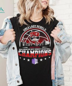 UNLV Lady Rebels 2023 NCAA Mountain West Women’s Basketball Champions shirt