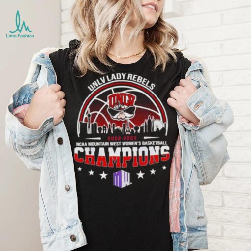 UNLV Lady Rebels 2023 NCAA Mountain West Women’s Basketball Champions shirt