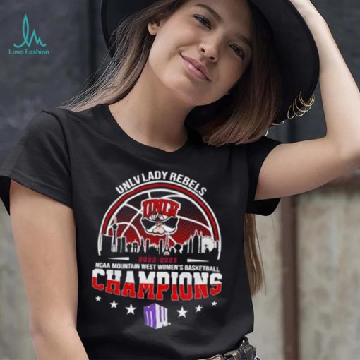 UNLV Lady Rebels 2023 NCAA Mountain West Women’s Basketball Champions shirt