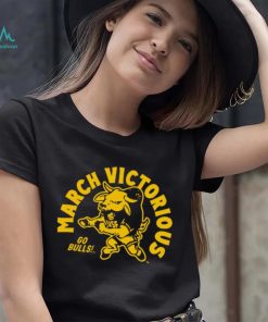 USF Bulls March Victorious go Bulls mascot shirt