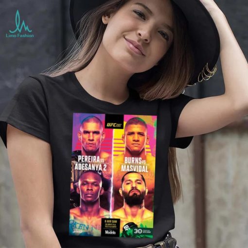 Ufc 287 Miami Official Pereira Vs Adesanya 2 Masvidal Vs Burns shirt