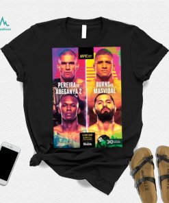 Ufc 287 Miami Official Pereira Vs Adesanya 2 Masvidal Vs Burns shirt