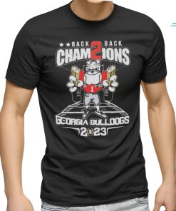 Uga Georgia Bulldogs Back 2 Back CFP National Champions 2023 Shirt0